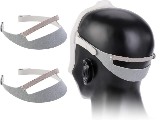 Gray Headbands, 2 Pieces, New Style, in Bag Packaging